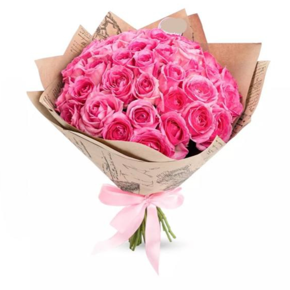 31 Розовая роза